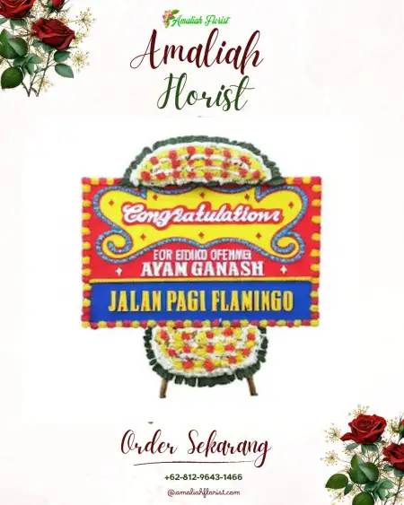 Sewa Papan Bunga Wisnu